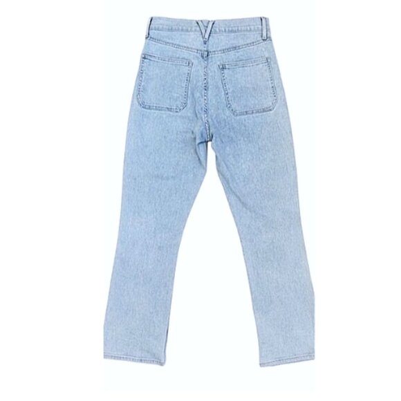 Veronica Beard Carly Kick Flare High Rise Jeans 27 Designer Denim Sky Blue - Picture 6 of 13